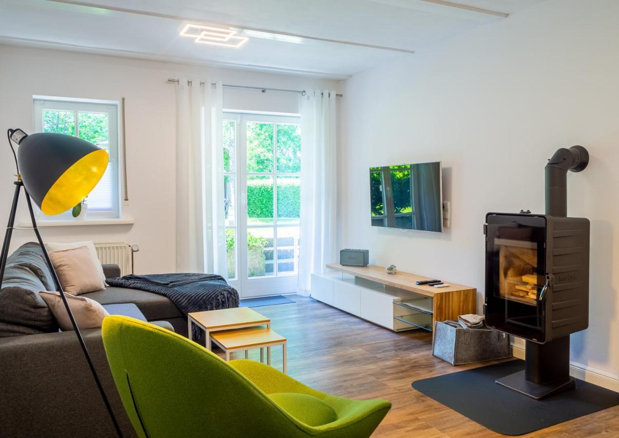 Apartment Davinci - Sauna, Kamin, Garten, E-Bikes Olpe Bagian luar foto